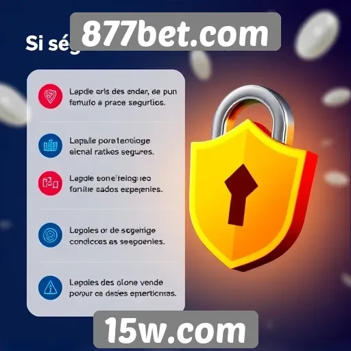 Recursos de segurança no site 877bet.com